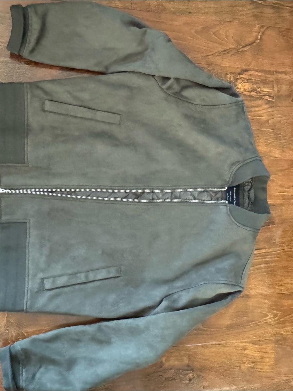 Abercrombie & Fitch Olive Green Bomber Jacket